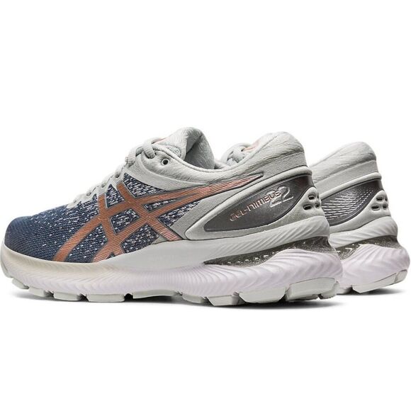 New Asics Gel Nimbus 22 Knit Grey Women's Running Sport Shoes 1012A678 Size 7 US - Picture 4 of 6